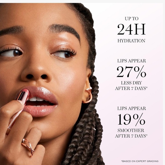 LANCOME Lip Idôle Squalane-12 Butterglow Hydrating Lip Balm- 21 Throwing Beige - Picture 3 of 6